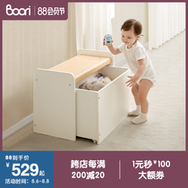 Boori Childrens toy storage cabinet Childrens room toy storage artifact Clothes finishing box shelf locker