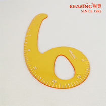 Kearing Coring acrylic metric clothing design commas ruler 35cm PM6035 built-in 6-character ruler