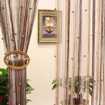 Encrypted line curtains door curtains bedroom compass curtains curtains curtains and high-end home decoration