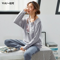 Breast-feeding wear in autumn and winter with fat and increase of 200kg fat mm can wear long sleeve size moon clothes feeding milk clothes