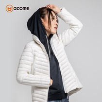 Tu Tu outdoor Akom down jacket female Korean version of casual stitching warm fashion sports stand-up collar jacket autumn and winter