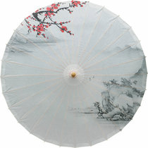 Retro China Wind Hanfu Photo Dance Props Vintage Handmade Tung Oil Paper Umbrella Decoration New sunny Umbrella