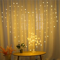LED lights flashing lights string lights love curtain lights heart-shaped confession proposal lights girl heart bedroom background decorative lights