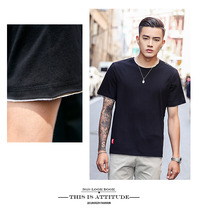 (Exchange of exclusive purchase must be checked by yourself →) Black Joker short sleeve fake two-piece design is limited to 1 piece of good goods