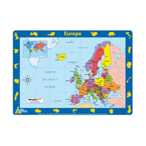 British Little Wigwam Childrens fun Knowledge Learning Geo Dining Mat Table Mat Waterproof insulated cushion Bowl Cushion