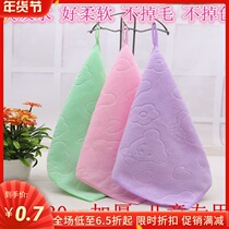 Handkerchief cute absorbent portable small hands student baby children towel kindergarten small square towel for children home