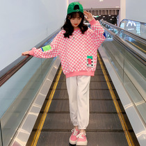 Britains next sara girls clothing suit 2022 spring dress new girl foreign air CUHK child two sets