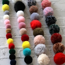 Handmade small hair ball diy earrings hair accessories