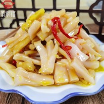 Wenzhou specialty appetizer flower stalk fresh and crisp flower vegetable stalk Taizhou banquet
