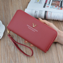 2021 new womens wallet long multi-functional large capacity hand-held card bag zipper wallet mobile phone bag Korean version