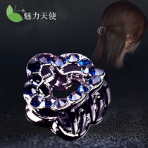 Korean version of the edge clip bangs clip hair accessories hair card rhinestone bow word clip lady elegant hairpin top clip head accessories
