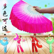 Dance fan Double-sided square dance fan Adult double-sided extended dance fan Kindergarten childrens twisting Yangge fan