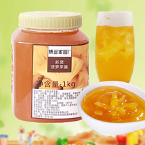 Hedo Home Xinsheng Pineapple Jam Granules Pulp Full Cup Golden Pineapple Drinks Tea Shop Special Hedo Jam