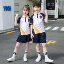 Elementary School Uniforms Sports Suit Sports Suit Summer Photo Clothing Kindergarten Garden Clothes Summer Dress College Wind Graduation Photo Class Clothes