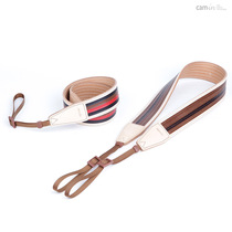 cam-in Italy Implanted Tanning Cow Leather Professional Camera Braces Genuine Leather Shoulder Strap Universal connector CS189