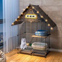 Panoramic Cat Villa Cat House Double Floor Cat House Special Cat Cage Home Adult Cat King Deluxe Jumbo Space