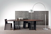 loft American solid wood table long table large meeting table owner table desk modern minimalist table desk computer desk