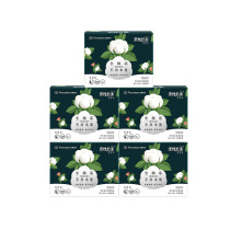 Purcotton All-cotton Era Ness Princess All-cotton core Night sanitary napkin 330mm 4-piece box 5 boxes