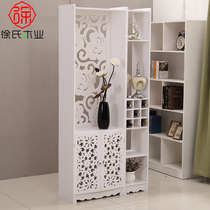 European-style porch cabinet screen wine cabinet foyer combination storage fashion living room dining room partition display panel storage rack