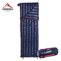 Widesea camping down sleeping bag 90% white duck down camping bedding envelope type compressible lightweight sleeping bag