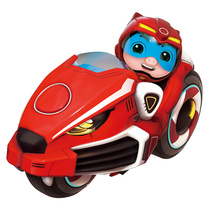 Piggy Mans racing hero Ah Wu deformation toy Wuling Lock racing ball Super cute pet Porphyry doll boy