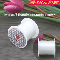 AT002 handmade string bead transparent wire nylon fish wire no elastic fish silk thread crystal wearing bead wire rope sewing opening gold