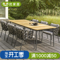 Outdoor Balcony Patio Terrace Garden Terrace Garden Outdoor Table And Chairs Combine Casual Creativity Brief Waterproof Sunscreen Furniture