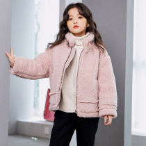 Childrens Down Jacket Womens 2021 Winter new foreign style winter womens childrens short Korean version of childrens coat