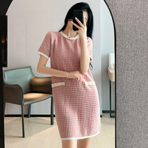 2021 summer design sense fashion small fragrant wind temperament small skirt age Foreign style small man gentle style dress female