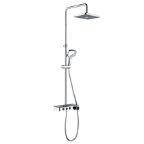 Methven shower column with storage thermostatic hot and cold faucet Bathroom rain shower Ruoha shower set