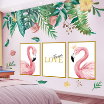 Creative hipster wall stickers room decoration Net red rental room renovation bedroom layout creative wallpaper self-adhesive