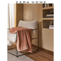 Zara Home pink soft simple comfortable fleece blanket wedding bedding 43300004676