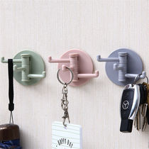  Hook rotating paste triangle towel rack Kitchen bathroom rack Punch-free and seamless rack