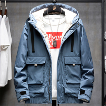 12 boys down cotton clothes 11 big children mens clothing 15-year-old fat boy junior high school students cotton-padded jacket winter coat 13 foreign gas