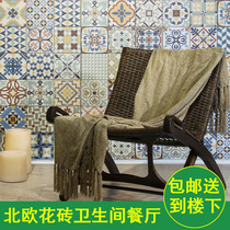 200*200 Geometric Painted Tile Geometric Graphics Interior Art Floor Tiles Personality Tile