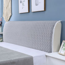 Padded thickened all-inclusive bedside cover anti-collision bedside cover modern dust cover European-style solid wood protective cover Dutch velvet