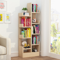 Bookshelf Floor childrens simple modern living room Tree shelf Creative students save space Economical small bookcase