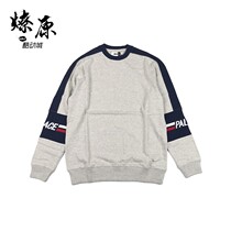 Original equipment PALACE 320 CREW 18SS spelled letters long sleeve round neck T-shirt Tee
