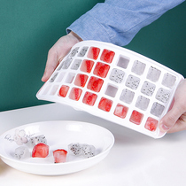 Silicone Ice Cube mold frozen ice cube ice box Net Red fast hand homemade ice grinder grid household ice cream refrigerator