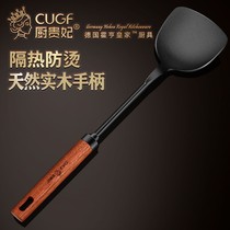 Pan Shovel Home Fried Vegetable Shovels Non-stick Pan Special Spoon Scoop Spoon Kitchenware Suit Food Grade Soup Spoon Long Handle Iron Shovel