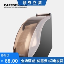  CAFEDE KONA filter paper box Filter paper holder Household coffee shop V60 filter paper fan type filter paper dust box