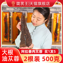 Cistanche deserticola 500g Inner Mongolia Alxa non-wild whole root original flavor easy to use Suoyang Epimedium male wine wine