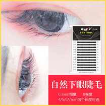 Lower eyelashes grafted eyelashes single eyelashes super soft and natural under a box of one length