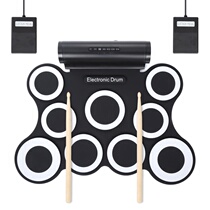 9-Pad Foldable Electronic Drum Set hand roll Electronic Drum Set Drum instrument cross-border