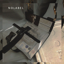 NOLABEL PVC packaging box design theme plaster head messenger bag original ins super fire bag men and women
