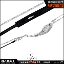 ATELIERSO cococon series feather leather rope body chain AteleirSo decoration