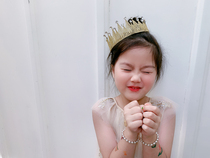 No to no refund 19 Summer 61 Childrens Day girl leaves bright sheet Dress Shirt Dress Girl Princess Dress