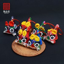 Chinese style handicrafts folk traditions gifts for children small cloth tiger pillow pendant toy G