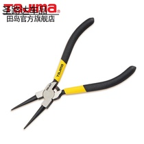 tajima tian island snap spring pliers shaft with holes to catch 7 inch tough spring with straight grip