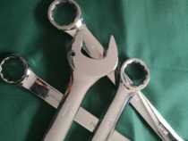 Dual-use wrench one plum head one opening large size tool 34-36-38-41-46 Auto repair machine repair special